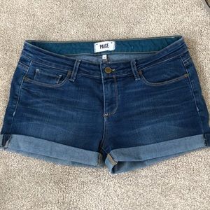 Paige denim cuffed shorts